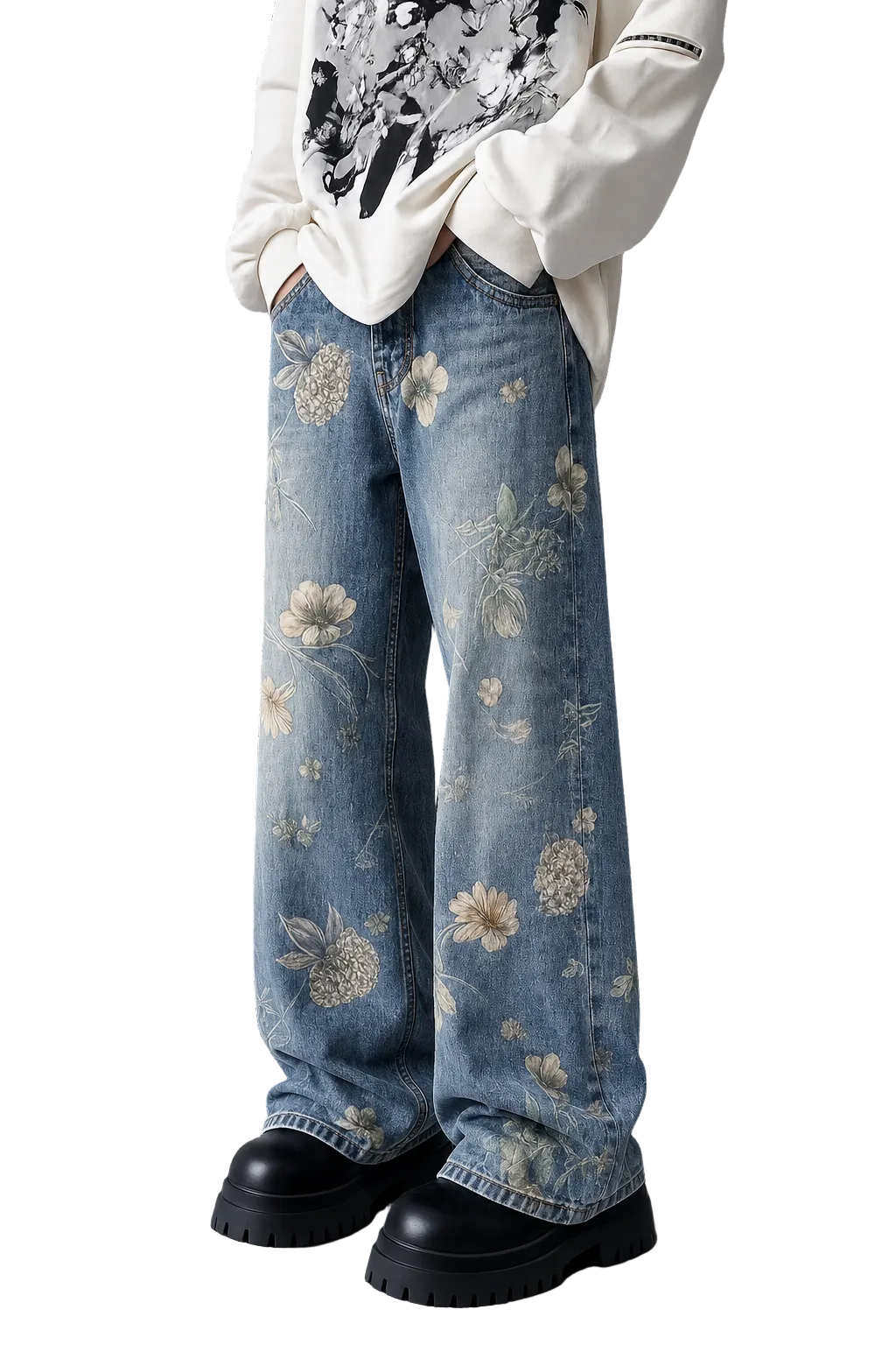 AURA DENIM "FLOWER"