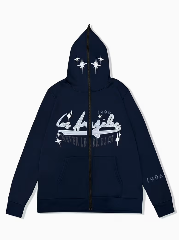 AURA FULL ZIP HOODIE "LOS ANGELES"