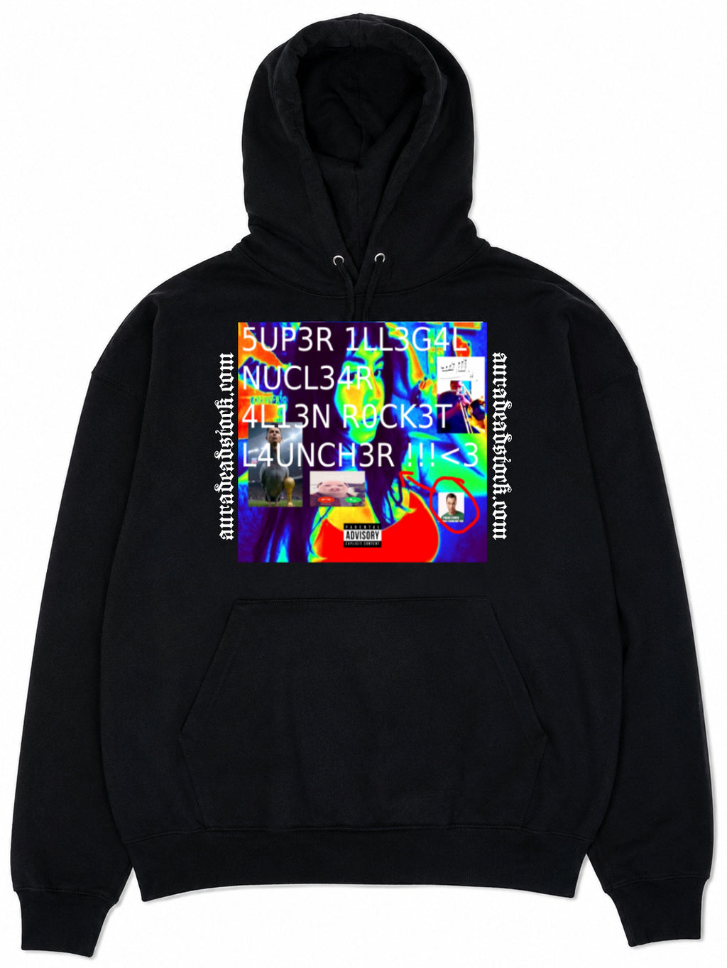 AURA HOODIE "R0CK3T"
